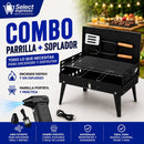 Combo Parrilla Portátil + Soplador de Aire