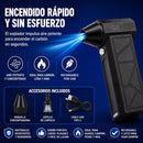Combo Parrilla Portátil + Soplador de Aire
