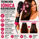 Cepillo para Cabello 4 en 1 Seca, Peina y Alisa