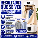 Resultado con el secador portátil de ropa y zapatos