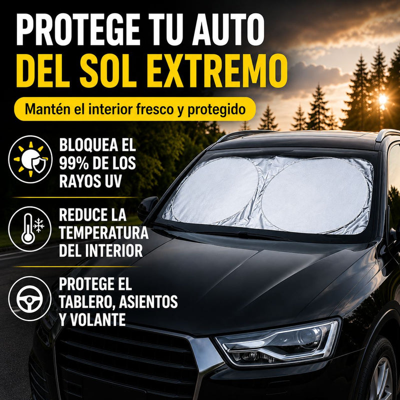 Parasol Plegable Retráctil con Protección UV
