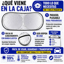 Parasol Plegable Retráctil con Protección UV