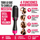 Cepillo secador 4 en 1 con cuatro funciones para el cabello