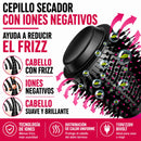 Cepillo secador 4 en 1 con iones negativos para reducir el frizz