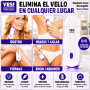 Depilador Láser YES! Elimina el vello en cualquier lugar
