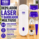 Depilador Láser y Barbeador Multiuso YES! en ambiente de baño