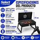 Especificaciones del producto: parrilla portátil y soplador recargable