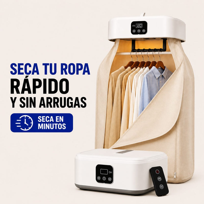 Secador portátil para ropa y zapatos - seca tu ropa rápido