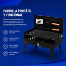Combo Parrilla Portátil + Soplador de Aire